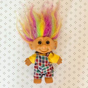 90s Trolls Doll - Official Bright of America Rainbow...
